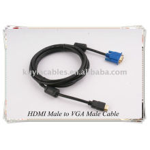 HDMI Male to VGA Male HD-15 Cable